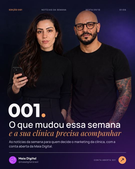Capa: Conta Aberta 001 · o que mudou na semana